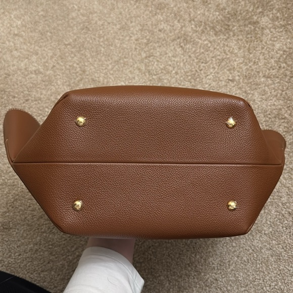 DeMellier Brown Gold Accent Tote - Picture 6 of 11